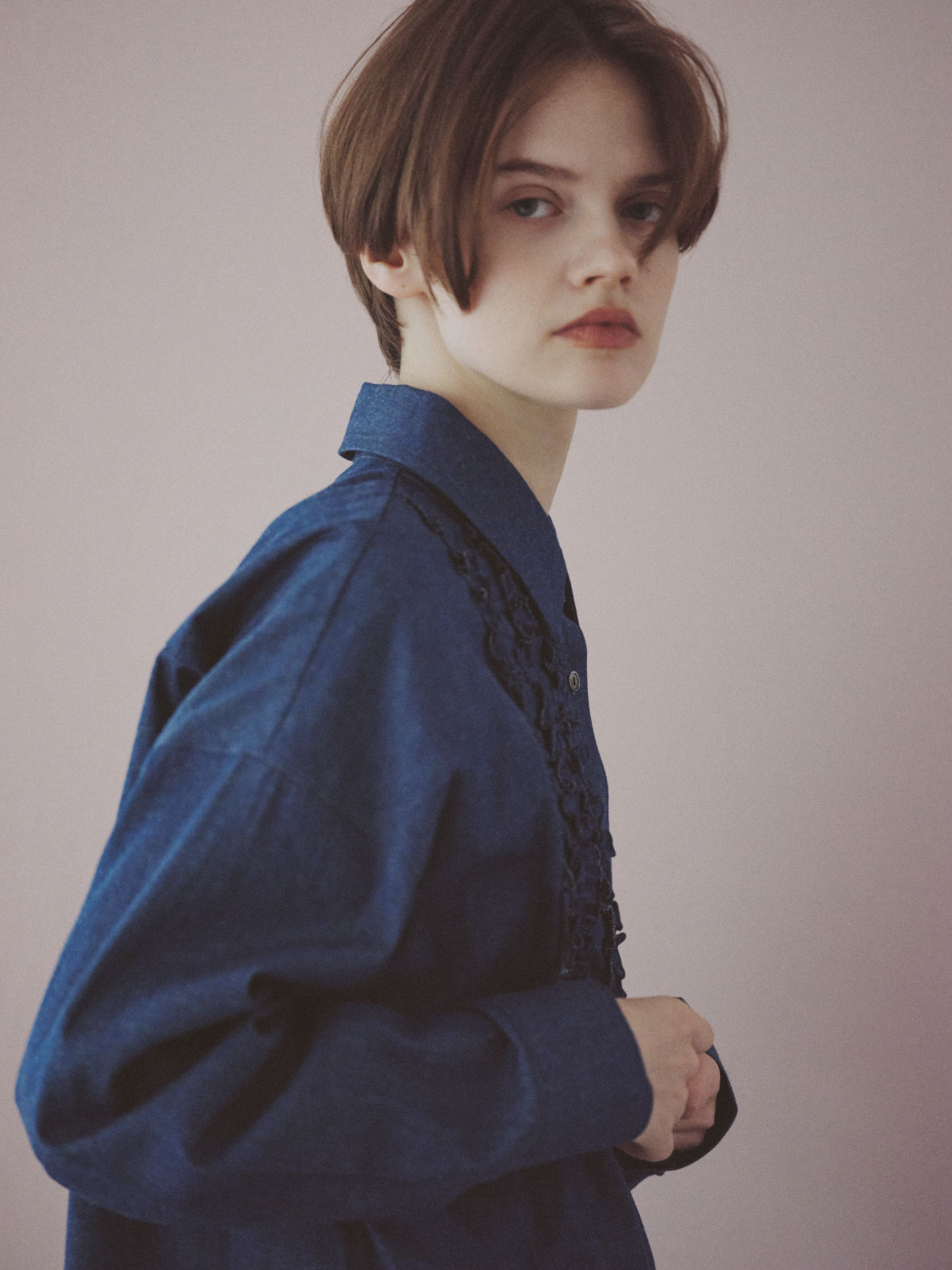 Striped Cocoon Pullover