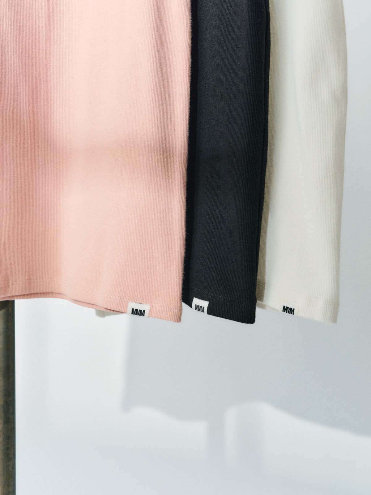 half slv rib Tee & long slv rib Tshirt<br>& american slv tank top