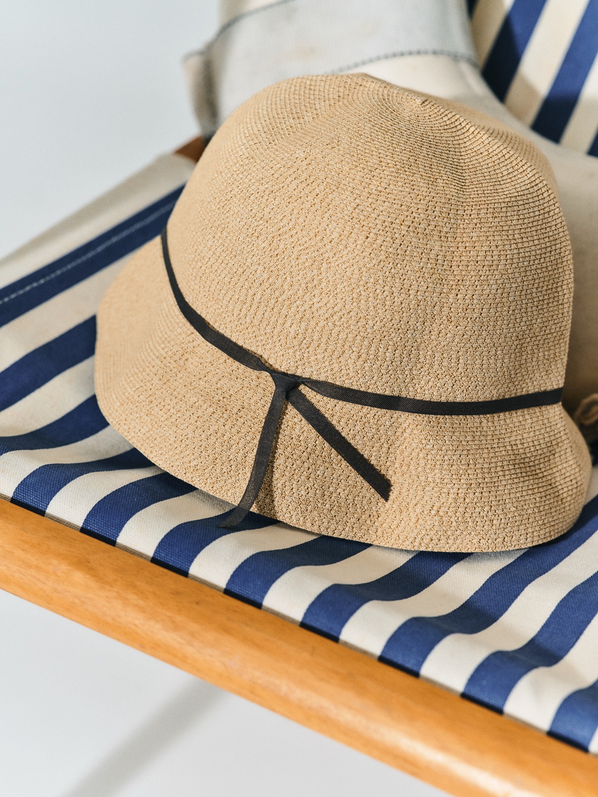 paper braid light hat